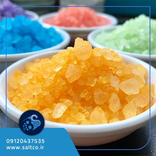 نمک نارنجی کریستالی